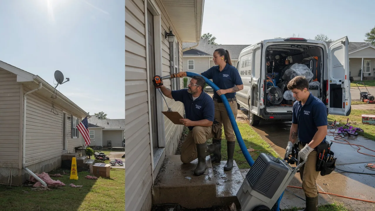 Ceiling Water Damage Restoration in San Angelo, TX near me